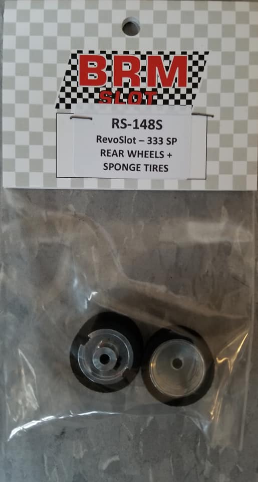 RS-148S 333SP Rear Wheels & Sponge Tires + M3 Screws "Glued"